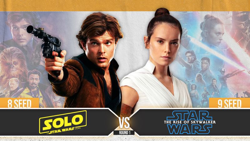 Star Wars Madness Round One 8 Solo A Star Wars Story Vs 9 The Rise Of Skywalker Star Wars Direct