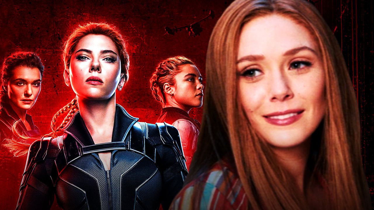 Scarlett Johansson Elizabeth Olsen Black Widow Wanda