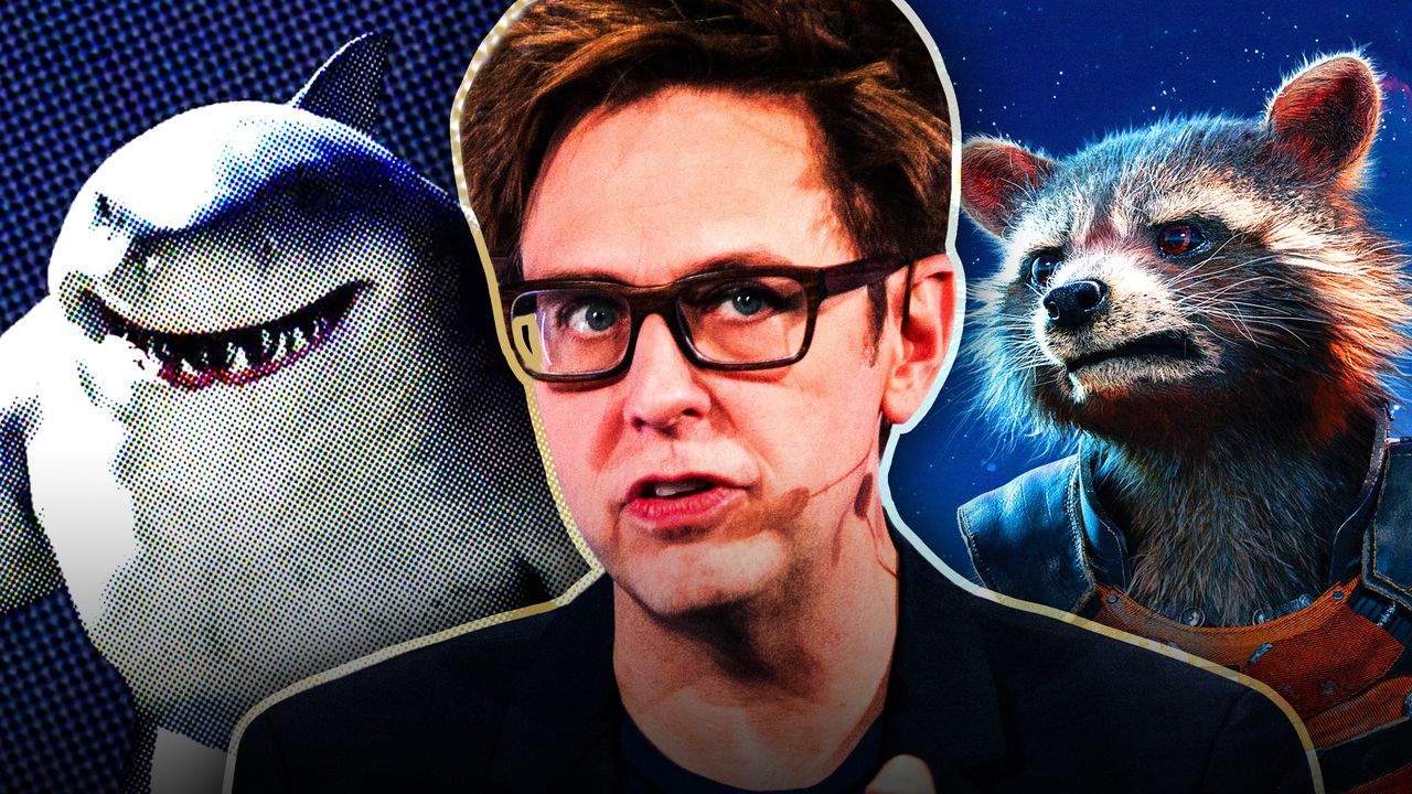 James Gunn King Shark Rocket Racoon