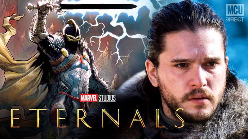 Exclusive Details About Kit Harington S Black Knight The Eternals Production Revealed The Direct