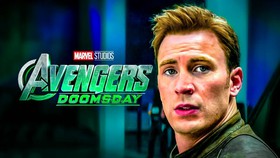Avengers Doomsday logo, Captain America played by Chris Evans