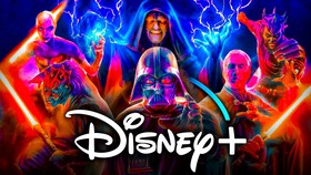 Star Wars Sith villains, Disney Plus logo