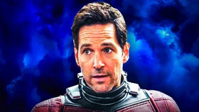 Paul Rudd as Ant-Man with no helmet