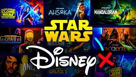 Star Wars and Disney logos