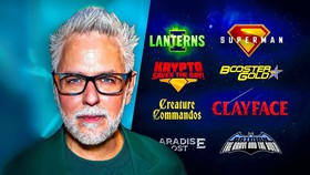 James Gunn, DCU movie and tv project logos