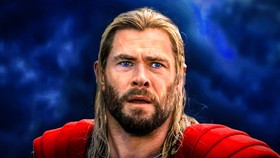 Chris Hemsworth as Thor.