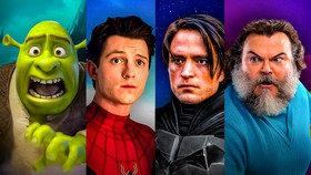 Shrek, Spider-Man, Batman, Minecraft Steve