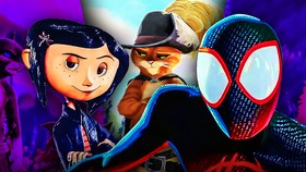 Coraline, puss in boots, miles morales Spider-Man