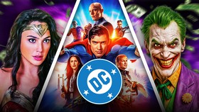 Wonder Woman, Joker, Superman Poster, DC Studios Logo