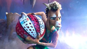 Goat's main character Will Harris playing roarball.