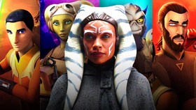 Rosario Dawson as Ahsoka, Rebels characters.