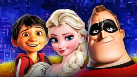 Coco, Frozen, Incredibles.