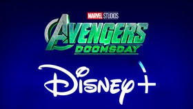 Avengers Doomsday and Disney Plus logos