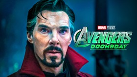 Avengers Doomsday logo, Benedict Cumberbatch as Doctor Strange