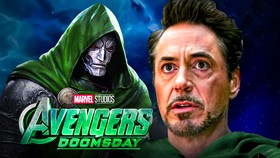 Avengers Doomsday logo, Doctor Doom, Robert Downey Jr