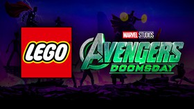 Avengers Doomsday and LEGO logos