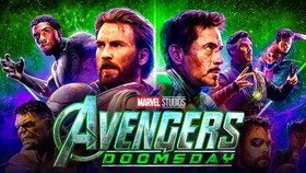 Avengers Doomsday logo, MCU Avengers heroes