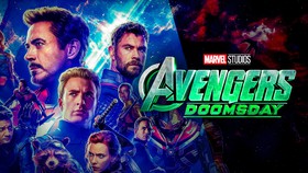 Avengers Doomsday heroes, logo