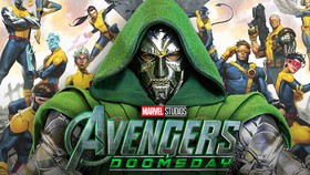 Doctor Doom, Avengers Doomsday logo, Mutants.