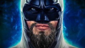 Batman with a beard