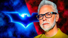 Batman symbol, James Gunn.