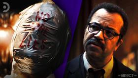 Dead body from The Batman on left with James Gordon on right