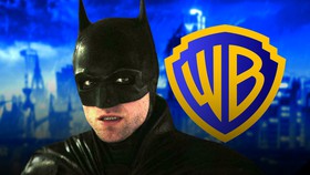 Robert Pattinson as Batman, Warner Bros. logo