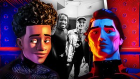 Miles and Miguel in Beyond the Spider-Verse