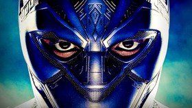 Black Panther mask in live-action in the MCU