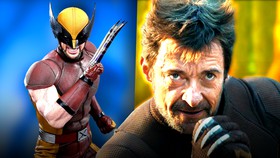 Hugh Jackman as Wolverine in Brown Suit