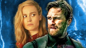 Captain Marvel and John Walker