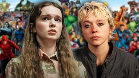 Carrie, Evaline, Marvel background.
