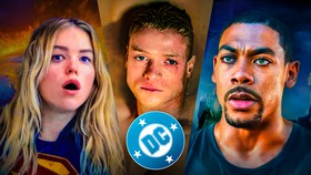 Supergirl, Clayface, Aaron Pierre, DC Studios logo