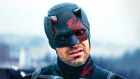 Daredevil in black suit in Daredevil: Born Again Season 2