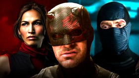 Elektra, Daredevil, Bullseye.