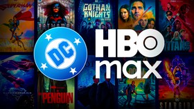DC and HBO Max logos