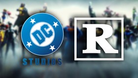 DC Studios Logo, R-Rated Logo, DC Hero Lineup.