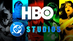 DC Studios logo and HBO logo