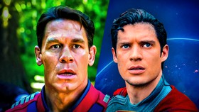 John Cena's Peacemaker and David Corenswet's Superman