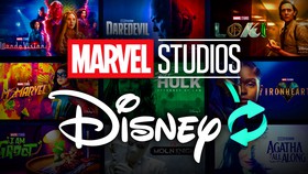 Marvel Studios and Disney logos with MCU show banners.