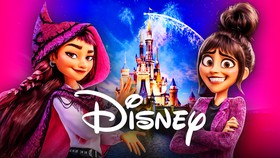 Hexed characters, Disney logo.