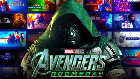 Doctor Doom, Avengers: Doomsday logo, MCU movies and shows on Disney+