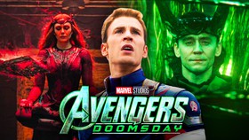 Scarlet Witch, Captain America, Loki