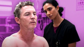 Dr. Mohan and Dr. Abbot in The Pitt Season 2