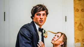 Jacob Elordi as Nate, Sydney Sweeney as Cassie.