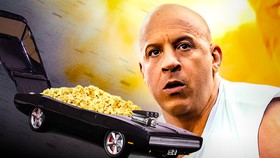 Dom's Charger popcorn bucket, Vin Diesel's Dom in Fast and Furious