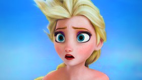 Elsa in Frozen movie