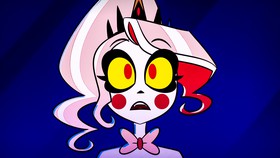 Charlie Morningstar face in Hazbin Hotel