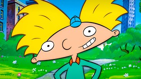 Arnold's face in Hey Arnold show