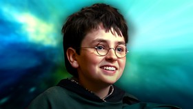 Dominic McLaughlin as Harry Potter in Harry Potter and the Philosopher's Stone